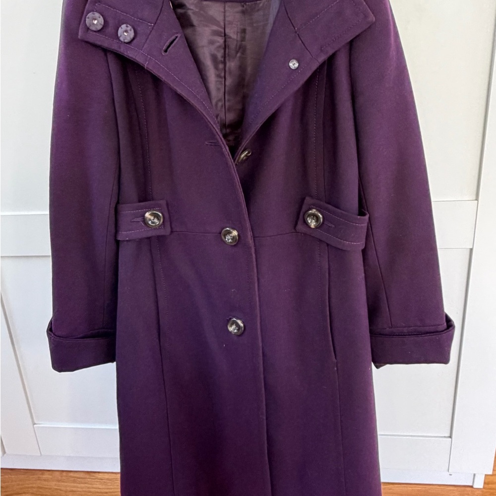 Nine West Wool blend tailored coat